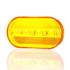 9093A-3 by TRUCK-LITE - Signal-Stat Marker Light Lens - Oval, Yellow, Acrylic, Snap-Fit Mount