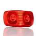 90073 by TRUCK-LITE - Signal-Stat Headlight Lens - Rectangular, Red, Acrylic, For Headlights-Fog & Driving (27004), Lighting Kit (80893), M/C Lights (1201, 1203, 1204, 1211, 1213, 1215, 1216, 1253), Snap-Fit, Bulk