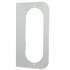 60729 by TRUCK-LITE - Brake / Tail Light Bracket - 2 Screw Bracket Mount, For Oval Shape Lights, Gray Steel