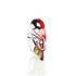 27513 by TRUCK-LITE - Multi-Purpose Light Bulb - LED, Red, Round, 24 Diode, Single Face, 3 Wire, 1 Stud, Chrome, Stripped End/Ring Terminal, Bulk