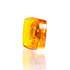 9007A-3 by TRUCK-LITE - Signal-Stat Marker Light Lens - Oval, Yellow, Acrylic, Snap-Fit Mount