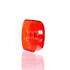 90933 by TRUCK-LITE - Signal-Stat Marker Light Lens - Oval, Red, Acrylic, Snap-Fit Mount