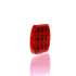 543 by TRUCK-LITE - Signal-Stat Reflector - 2 x 4" Oval, Red, 2 Screw or Adhesive Mount