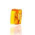 9007A-3 by TRUCK-LITE - Signal-Stat Marker Light Lens - Oval, Yellow, Acrylic, Snap-Fit Mount