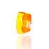 9093A-3 by TRUCK-LITE - Signal-Stat Marker Light Lens - Oval, Yellow, Acrylic, Snap-Fit Mount