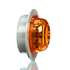 TL30279Y by TRUCK-LITE - 30 SERIES, HIGH PROFILE, LED, YELLOW ROUND, 8 DIODE, MARKER CLEARANCE LIGHT, PC, GRAY POLYCARBONATE FLANGE MOUNT, PL-10, 12V