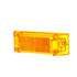 TL21251Y by TRUCK-LITE - Marker Light - For 21 Series, LED, Yellow Rectangular, 2 Diode, Pc, 2 Screw, Reflectorized, Fit 'N Forget, 12 Volt