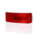 TL29202R by TRUCK-LITE - 21 Series, Incandescent, Red Rectangular, 2 Bulb, Marker Clearance Light, PC, 2 Screw, Male Pin, 12V