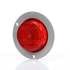 TL30251R by TRUCK-LITE - Marker Light - For 30 Series, LED, Red Round, 2 Diode, P3, Gray Polycarbonate Flange Mount, Fit 'N Forget, 12 Volt