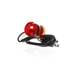 TL33250R by TRUCK-LITE - Marker Light - For 33 Series, LED, Red Round, 1 Diode, P2, Hardwired, .180 Bullet Terminal, 12 Volt