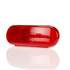 TL60202R by TRUCK-LITE - Brake / Tail / Turn Signal Light - For Super 60, Incandescent, Red, Oval, 1 Bulb, Pl-3, 12 Volt