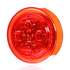 TL10385R by TRUCK-LITE - 10 Series Low Profile LED Clearance Marker Light - 8 Diode, 12V, Fit N' Forget M/C, Red Round