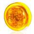 TL10385Y by TRUCK-LITE - 10 Series Low Profile LED Clearance Marker Light - 8 Diode, 12V, Fit N' Forget M/C, Yellow Round