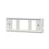 TL21720 by TRUCK-LITE - Super 21 Bracket Mount - Used In Rectangular Shape Lights, White Polycarbonate, 2 Screw Bracket Mount