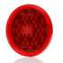 TL44002R by TRUCK-LITE - LED Stop/Turn/Tail Light - Super 44, Red, Round, 42 Diode, Black Grommet Mount, Fit 'N Forget S.S., Straight PL-3 Female, 12V, Kit