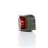 07406 by TRUCK-LITE - Marker Light - Univolt, Red Lens With Green Bracket, Polycarbonate Lens And Housing