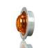 TL10279Y by TRUCK-LITE - Marker Light - 10 Series, High Profile, LED, Yellow Round, 8 Diode, Gray Polycarbonate Flange Mount