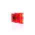 TL21075R by TRUCK-LITE - Marker Light - For 21 Series, LED, Red Rectangular, 8 Diode, Pc, 2 Screw, Fit 'N Forget, .180 Bullet Terminal/Ring Terminal, 12 Volt, Kit