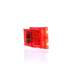 TL21275R by TRUCK-LITE - 21 Series, LED, Red Rectangular, 8 Diode, Marker Clearance Light, PC, 2 Screw, Fit 'N Forget M/C, 12V