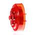 TL10385R by TRUCK-LITE - 10 Series Low Profile LED Clearance Marker Light - 8 Diode, 12V, Fit N' Forget M/C, Red Round