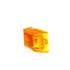 TL21251Y by TRUCK-LITE - Marker Light - For 21 Series, LED, Yellow Rectangular, 2 Diode, Pc, 2 Screw, Reflectorized, Fit 'N Forget, 12 Volt