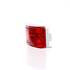 TL29202R by TRUCK-LITE - 21 Series, Incandescent, Red Rectangular, 2 Bulb, Marker Clearance Light, PC, 2 Screw, Male Pin, 12V