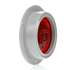 TL10279R by TRUCK-LITE - Marker Light - 10 Series, High Profile, LED, Red Round, 8 Diode, Gray Polycarbonate Flange Mount