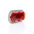 TL60252R by TRUCK-LITE - Brake / Tail / Turn Signal Light - For 60 Series, LED, Red, Oval, 26 Diode, Gray Flange Mount, 12 Volt