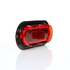 TL60256R by TRUCK-LITE - Brake / Tail / Turn Signal Light - For 60 Series, LED, Red, Oval, 26 Diode, Black Flange Mount, 12 Volt