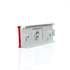 TL29202R by TRUCK-LITE - 21 Series, Incandescent, Red Rectangular, 2 Bulb, Marker Clearance Light, PC, 2 Screw, Male Pin, 12V