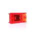 TL21075R by TRUCK-LITE - Marker Light - For 21 Series, LED, Red Rectangular, 8 Diode, Pc, 2 Screw, Fit 'N Forget, .180 Bullet Terminal/Ring Terminal, 12 Volt, Kit