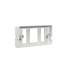 TL21720 by TRUCK-LITE - Super 21 Bracket Mount - Used In Rectangular Shape Lights, White Polycarbonate, 2 Screw Bracket Mount