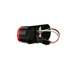 TL60556R by TRUCK-LITE - 60 Series LED, Red/Clear, Oval, 8 Diode, Stop/Turn/Tail & Back - Up, Grommet Mount, Hardwired, Fit 'N Forget S.S., 12V