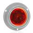 TL10279R by TRUCK-LITE - Marker Light - 10 Series, High Profile, LED, Red Round, 8 Diode, Gray Polycarbonate Flange Mount