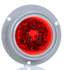 TL10289R by TRUCK-LITE - 10 Series Low Profile LED Clearance Marker Light - 8 Diode, 12V, Gray Polycarbonate Flange Mount, PL-10, .180 Bullet Terminal/Ring Terminal, Kit, Red Round