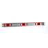 TL15050R by TRUCK-LITE - 15 Series, LED, Identification Bar, Rectangular, Red, 3 Lights, 6" Centers, Silver, 12V, Kit