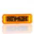 TL19275Y by TRUCK-LITE - 19 Series, LED, Yellow Rectangular, 6 Diode, Marker Clearance Light, PC, 19 Series Male Pin, 12V