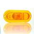 TL60420Y by TRUCK-LITE - Side Marker Light - For 60 Series, LED, Yellow Oval, 6 Diode, Yellow Flange Mount, Fit 'N Forget S.S., 12 Volt