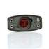 07406 by TRUCK-LITE - Marker Light - Univolt, Red Lens With Green Bracket, Polycarbonate Lens And Housing