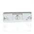 TL29202R by TRUCK-LITE - 21 Series, Incandescent, Red Rectangular, 2 Bulb, Marker Clearance Light, PC, 2 Screw, Male Pin, 12V