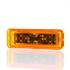 TL19275Y by TRUCK-LITE - 19 Series, LED, Yellow Rectangular, 6 Diode, Marker Clearance Light, PC, 19 Series Male Pin, 12V