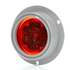 TL10279R by TRUCK-LITE - Marker Light - 10 Series, High Profile, LED, Red Round, 8 Diode, Gray Polycarbonate Flange Mount