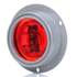 TL10251R by TRUCK-LITE - LED Clearance/Marker Light - Red, Gray Flange