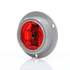 TL30251R by TRUCK-LITE - Marker Light - For 30 Series, LED, Red Round, 2 Diode, P3, Gray Polycarbonate Flange Mount, Fit 'N Forget, 12 Volt