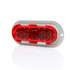 TL60252R by TRUCK-LITE - Brake / Tail / Turn Signal Light - For 60 Series, LED, Red, Oval, 26 Diode, Gray Flange Mount, 12 Volt