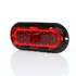 TL60256R by TRUCK-LITE - Brake / Tail / Turn Signal Light - For 60 Series, LED, Red, Oval, 26 Diode, Black Flange Mount, 12 Volt