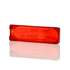 TL9082 by TRUCK-LITE - Replacement Lens - Signal-Stat, Rectangular, Red, Polycarbonate, for Clearance/Marker Lights (1520, 1520HT, 1521, 1523), Snap-Fit