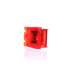 TL21275R by TRUCK-LITE - 21 Series, LED, Red Rectangular, 8 Diode, Marker Clearance Light, PC, 2 Screw, Fit 'N Forget M/C, 12V