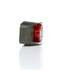 07406 by TRUCK-LITE - Marker Light - Univolt, Red Lens With Green Bracket, Polycarbonate Lens And Housing