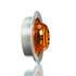 TL10279Y by TRUCK-LITE - Marker Light - 10 Series, High Profile, LED, Yellow Round, 8 Diode, Gray Polycarbonate Flange Mount